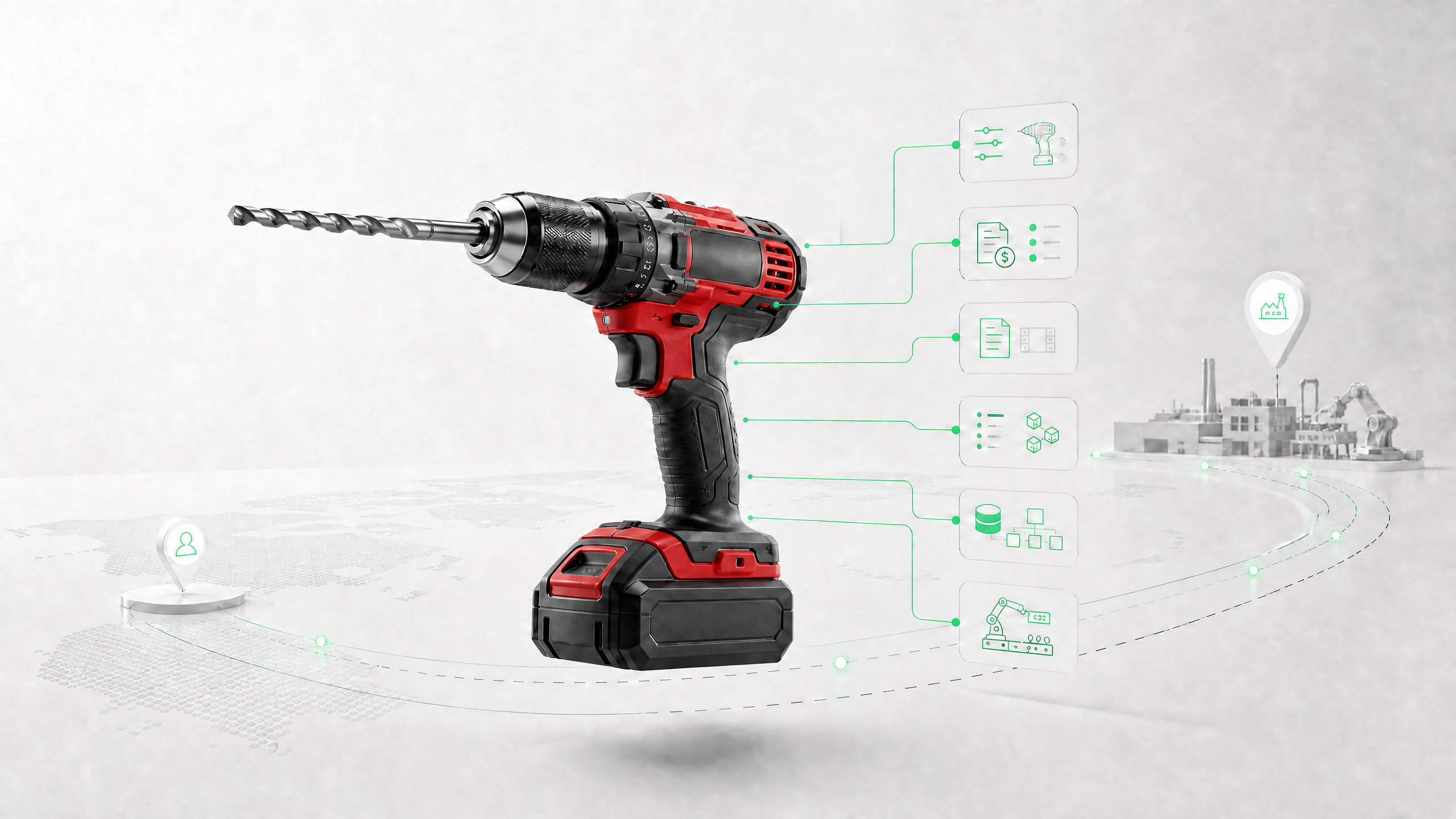 Power tool CFG-20V-RD-40 CPQ configuration